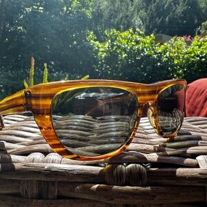 Woodgrain Salt Optics Mundo polarized unisex sunglasses Japan 58-18-135